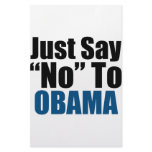 Just Say No To Obama stationery