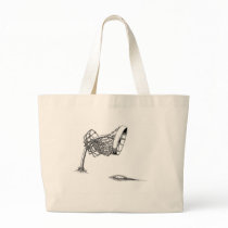 "Just Short" Ink Tote Bags