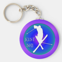 Just Ski Keychain
