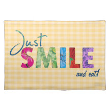 Just Smile Place Mats