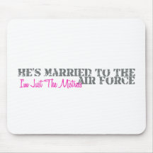 Just The Mistress - Air Force Mouse Pad