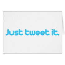 Just tweet it