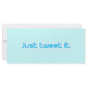Just tweet it rack cards
