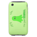 Juste fantôme vert résiduel coque iPhone 3 tough 