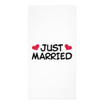 Juste mariage marié photocarte personnalisée