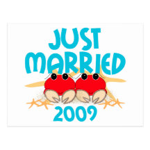 Juste marié 2009 cartes postales