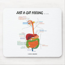 Juste un sentiment d'intestin… (Humour d'appareil  Tapis De Souris
