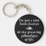 Juste une plume minuscule… porte-clef