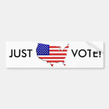 Juste vote 2 autocollants pour voiture
