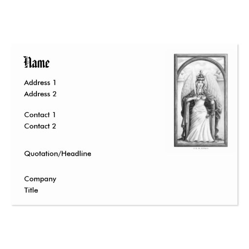 Justice Business Card Templates
