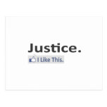 Justice...I Like This Post Card
