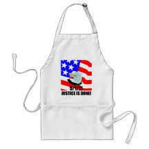 Justice is done aprons