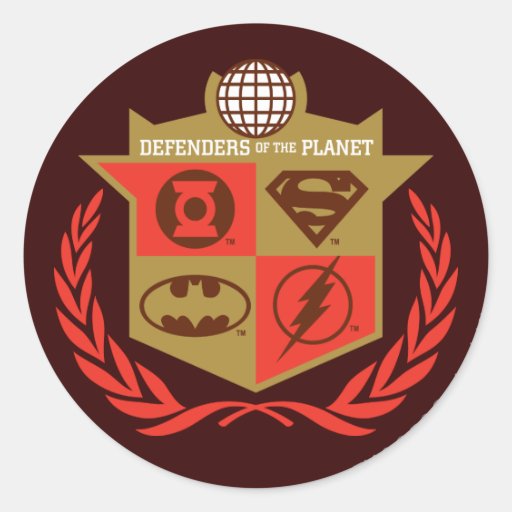Justice League Defenders of the Planet Sticker