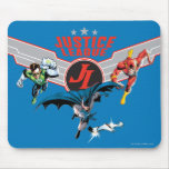 Justice League Flying Air Badge and Heroes Mousepads