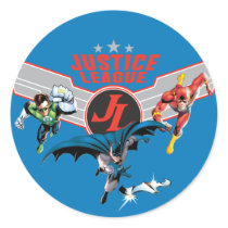 Justice League Flying Air Badge and Heroes Stickers