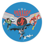 Justice League Flying Air Badge and Heroes stickers