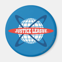Justice League Globe Logo Fridge Magnet