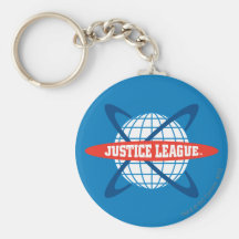 Justice League Globe Logo Key Chain