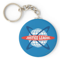 Justice League Globe Logo Key Chain