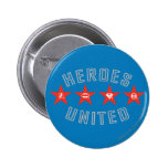 Justice League Heroes Untied Logos buttons