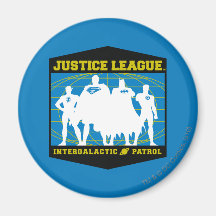 Justice League Intergalactic Patrol Fridge Magnet