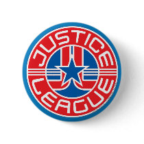 Justice League Logo Pinback Button