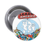 Justice League of America Group buttons