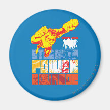 Justice League Strength. Power. Courage. Character Fridge Magnet