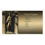 JUSTICE LEGAL OFFICE,ATTORNEY Gold Monogram Business Cards