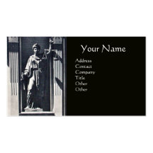 JUSTICE LEGAL OFFICE,ATTORNEY Grey Agate Monogram Business Card Templates