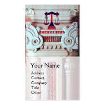 JUSTICE LEGAL OFFICE,ATTORNEY Monogram Business Card Template
