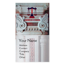 JUSTICE LEGAL OFFICE,ATTORNEY Monogram Platinum Business Card Templates