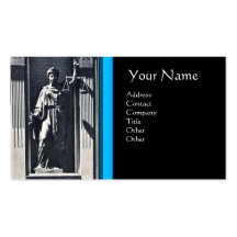 JUSTICE LEGAL OFFICE,ATTORNEY Sapphire Monogram Business Card Template