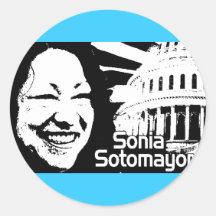 Justice Sonia Sotomayor Round Sticker
