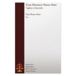 justice stationery