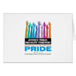 Justice Today Equality Forever Greeting Cards
