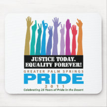 Justice Today Equality Forever Mousepads