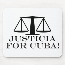 Justicia For Cuba! Mouse Pads