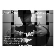 Justwrite /Madness Entertainment Business Cards