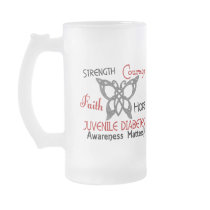 Juvenile Diabetes Celtic Butterfly 3 Coffee Mug