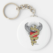 Juvenile Diabetes Dagger Key Chain