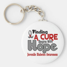 Juvenile Diabetes HOPE 5 Key Chains