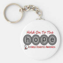 Juvenile Diabetes HOPE 6 Keychains