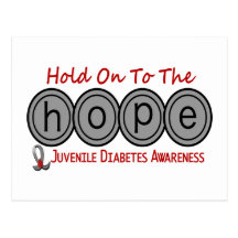 Juvenile Diabetes HOPE 6 Postcards