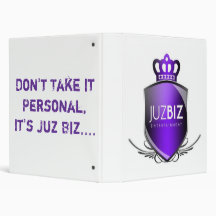Juz Biz Purple Logo Binder