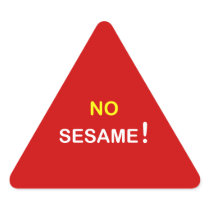 k9 - Food Alert ~ NO SESAME.