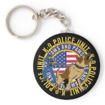 K9 Jaws and Paws Keychain