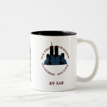 K9 SAR Remember 9-11Mug Black