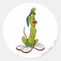K9 Smile Round Stickers