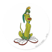 K9 Smile Round Stickers